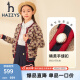 哈吉斯（HAZZYS）品牌童装儿童女童秋新款开衫学院风女童针织开衫 暖卡其 155