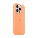 Apple iPhone 15 Pro 专用 MagSafe 硅胶保护壳 - 香橙冰沙色 MT1H3FE/A*企业专享