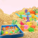 北欧时光（BEIOUSHIGUANG）太空沙玩具沙子套装魔力沙室内粘土儿童男孩女孩宝宝动力沙太空泥 恐龙套装 2斤沙色+30个模具+无纺布沙盘