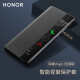 荣耀（HONOR） Magic3至臻版原装手机壳翻盖保护套全包防摔手机套商务魔术3至臻版智能视窗皮套 荣耀Magic3至臻版皮套（黑色）