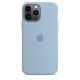 Apple 苹果13Pro原装手机壳硅胶壳MagSafe保护壳磁吸保护套液态硅胶纯色 薄雾蓝【新色】 适用于iPhone 13 pro
