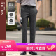 威可多（VICUTU）男士单西裤羊毛西服裤VRS88122006 灰色格纹 175/87A 