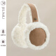 玖慕(JIUMU)女士耳罩保暖耳套护耳罩可折叠耳朵套耳包耳暖耳帽冬季耳捂子女 礼盒装 RZ010 驼色 