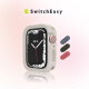 SwitchEasy Colors 适用S9手表壳 Apple Watch Series8代硅胶全包软壳 星光色 40/41mm