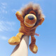 IGNATIUS动物手套手偶张嘴可爱毛绒玩具宝宝早教布娃娃幼儿园儿童生日礼物 狮子(嘴巴可开) 30cm