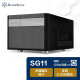 银昕（SilverStone）SG11珍宝11 黑色MATX机箱 支持长显卡 充裕的CPU散热空间 G410SG11B000020