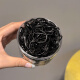 Ocelot韩式彩色罐装一次性橡皮筋女高弹力耐用发绳儿童绑头发圈头饰皮套 黑色罐装-约320根