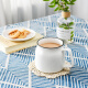 裕行 马克杯陶瓷喝水杯子创意咖啡杯大容量牛奶杯早餐杯卡乐杯白色