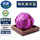 听蔬 有机紫甘蓝1.5斤三斤 新鲜无农残有机认证食材汇 沙拉菜泥榨汁 5斤装