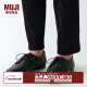无印良品（MUJI）女式 不易疲劳 皮革 绑带鞋（女士）平底鞋 EJB01A4S 黑色 235mm /37码(2.0)