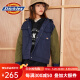 dickies【商场同款】 拼接撞色厚外套夹克 早秋冬女士外套 棉服女 9510 深藏青色 XS