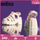 Melissa（梅丽莎）【赵露思同款】2023新款Megan高跟时尚果冻罗马齿轮凉鞋女33835 米色 37