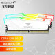 十铨科技 （Team）DDR4 DELTA RGB内存条套装台式机灯条炫彩发光 DELTA RGB 3200 8GX2 套装 白色