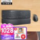 罗技（Logitech）K860无线蓝牙键盘 人体工学键盘分体式 笔记本电脑办公键盘Mac 改善姿势带手托电池款多设备全尺寸 人体工学键鼠套装K860+Lift（中小手）