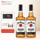 金宾Jim Beam波本威士忌 美国进口洋酒白占边 750ml双支装