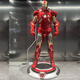 聚阳惠钢铁侠大摆件MK50可发光落地雕塑模型1：1会所酒吧客厅mk7装饰品 MK7二代/亮光（圆形底座）