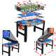 带球者（DAXXER）桌上足球 桌面冰球 迷你台球 家用乒乓球 可折叠多功能游戏游戏桌 M48750N 六合一（1.2m）