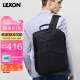 乐上（LEXON）双肩包男15英寸商务苹果笔记本电脑包男双隔层背包休闲书包黑色
