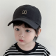 CUGGCK日本儿童帽子春秋薄款男童遮阳帽男宝宝外出速干鸭舌帽夏季棒球帽 黑色 3-10岁