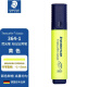 施德楼（STAEDTLER）荧光笔彩色重点标记笔办公学生用1-5mm黄色364-1单支装