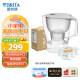 碧然德（BRITA）过滤净水器 家用滤水壶 Kalea 晨汐系列XL  3.5L（灰）+专家版滤芯5枚 环保加固包装