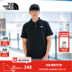 北面（The North Face）【经典款】POLO衫男短袖T恤休闲半袖舒适透气24春夏上新|87UX JK3/黑色 L/175