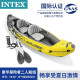 INTEX船皮划艇钓鱼船充气船橡皮艇户外水上冲锋舟加厚皮筏艇小船 豪华探险者二人船组