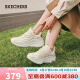 斯凯奇（Skechers）糕糕鞋春夏百搭厚底增高休闲运动女鞋117513  乳白色OFWT 36