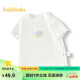 巴拉巴拉宝宝短袖t恤婴儿女童上衣2024夏装透气清新舒适时髦208224117021