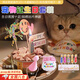 昙蓓漫宠物生日帽子围兜可爱拍照装饰口水巾字母围巾狗狗小猫生日装扮 【欢乐宠物生日套装】 内含：粉色围兜+帽子 卡通蜡烛*5+爱心雨丝插牌*3