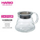 HARIO日本原装进口云朵咖啡壶V60家用耐热玻璃咖啡手冲壶分享壶360ML