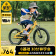 优贝（RoyalBaby）易骑儿童自行车EZ表演车男女滑步车脚踏车二合一3-5岁14寸 柠檬黄