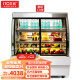 艾拓（ITO）商用蛋糕展示柜落地式冷藏玻璃陈列柜水果寿司熟食保鲜柜DGG-LYH15 1.5米 风冷前/后开门