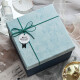 MRPACKING礼品盒生日礼盒空盒大号礼物包装盒正方形手提盒男生高级感礼物盒 蓝色烟雨 大号23*23*18