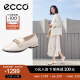 爱步（ECCO）单鞋女 夏季包头软底粗跟浅口单鞋 安妮208513 石灰色20851301378 38