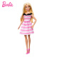 芭比娃娃时尚达人礼盒套装服饰搭配设计玩具儿童女孩公主六一礼物 65周年简约庆典纪念系列