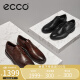 爱步（ECCO）正装男鞋 商务皮鞋男雕花布洛克德比鞋 里斯系列622164 黑色40