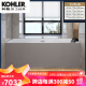 科勒（KOHLER）原厂家用方形无缝独立式亚克力浴缸K-25164T新欧式小户型浴盆 k-25164浴缸+空缸配置 1.4m
