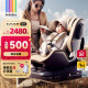 bebebus儿童安全座椅领航家汽车用0-8岁婴儿宝宝车载360度旋转 香槟金Pro