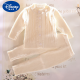 迪士尼（Disney）宝宝纱衣针织衫开衫婴儿棉纱衣毛线衣新生儿纯棉线衣弹性毛衣套装 白色 66尺码(0-5个月)