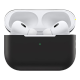 达诺尔苹果Apple airpods3智能蓝牙耳机保护套防水耐磨一体式抗污渍AirPods3蓝牙耳机通用软壳苹果通用 airpods3 亮黑配色