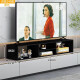 新款电视机增高架电视柜加高底座液晶显示器客厅置物架加高 【加长+加宽】黑色双层140CM
