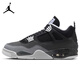 Jordan男子休闲鞋乔丹AJ4 JORDAN 4潮流运动鞋FQ8138-002黑白43