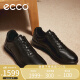 爱步（ECCO）正装鞋男 舒适透气轻盈耐穿商务休闲皮鞋 雅仕系列207124 黑色43
