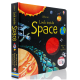 Usborne出品 看里面系列 太空 Look inside Space 英文原版绘本 低幼版 揭秘太空3 -6岁 纸板立体翻翻书