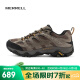 迈乐（Merrell）户外减震徒步鞋男鞋MOAB 3迈越者低帮新款防滑耐磨轻量登山鞋 J035893 浅棕黄 43