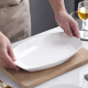 泰鑫兴12英寸30.5厘米陶瓷餐具白瓷盘子鱼盘一只装
