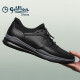 金利来（goldlion）男鞋都市时尚冲孔透气皮鞋舒适耐穿休闲鞋52712026601A黑色40
