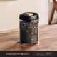 格娜斯（CRISTALGLASS）避光抽真空茶叶罐玻璃储存罐食品级透明收纳绿茶包装盒防潮密封罐 黑盖透明抽真空茶叶罐900ml一只