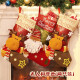 梦多福圣诞节苹果袋糖果包装袋圣诞装饰品送儿童孩子女友圣诞节礼物 老人款+麋鹿款【两个装】